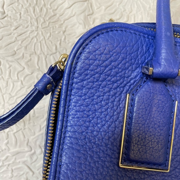 Kate Spade Cecil Court Cobalt Blue Pebble Leather Satchel - Picture 3 of 13